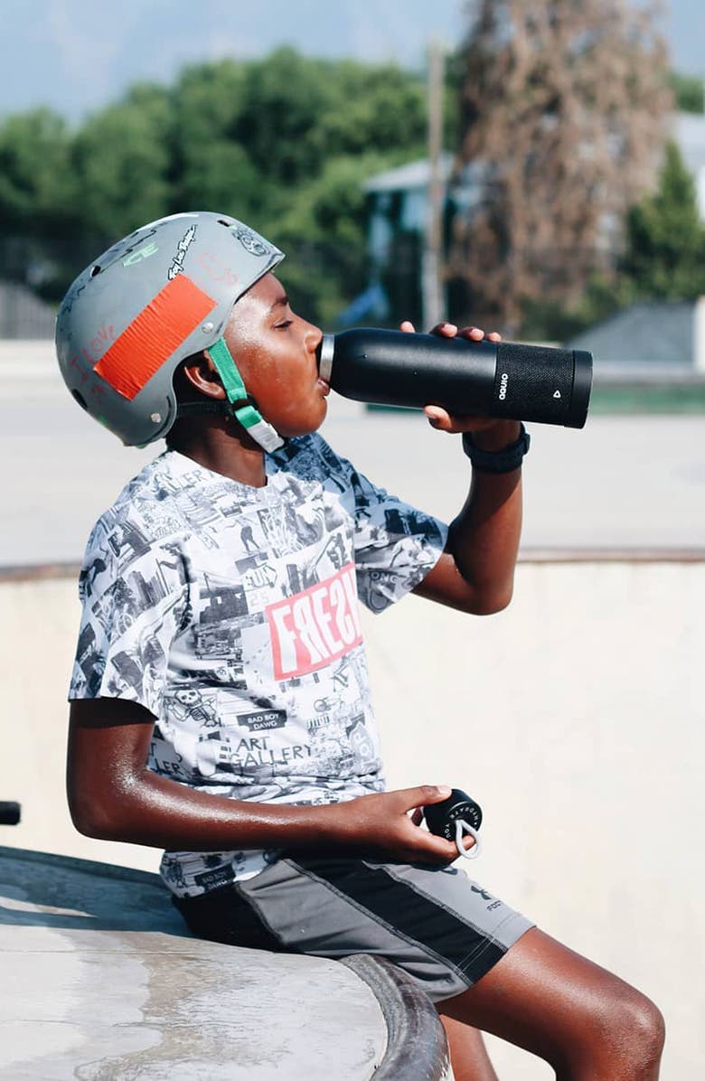 AQUIO Double Wall Insulated Water Bottle & Detachable Bluetooth<sup>®</sup> Speaker, Alternate, color, 