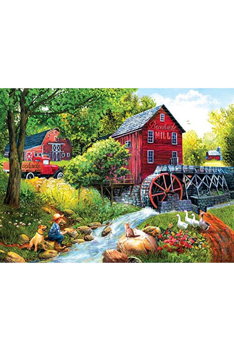 Playing Hookey at the Mill 1000 piece Jigsaw Puzzle for Adults, Alternate, color, Multicolor