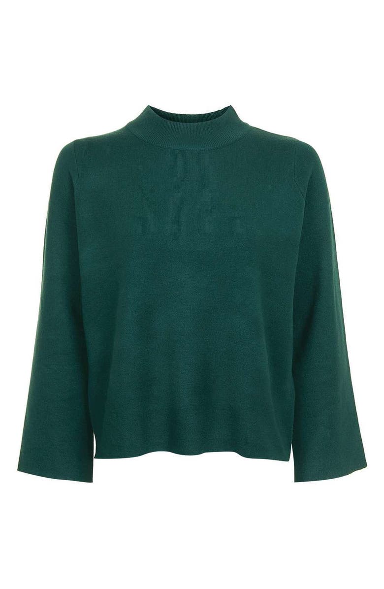 Topshop Stripe Back Sweater, Alternate, color, 