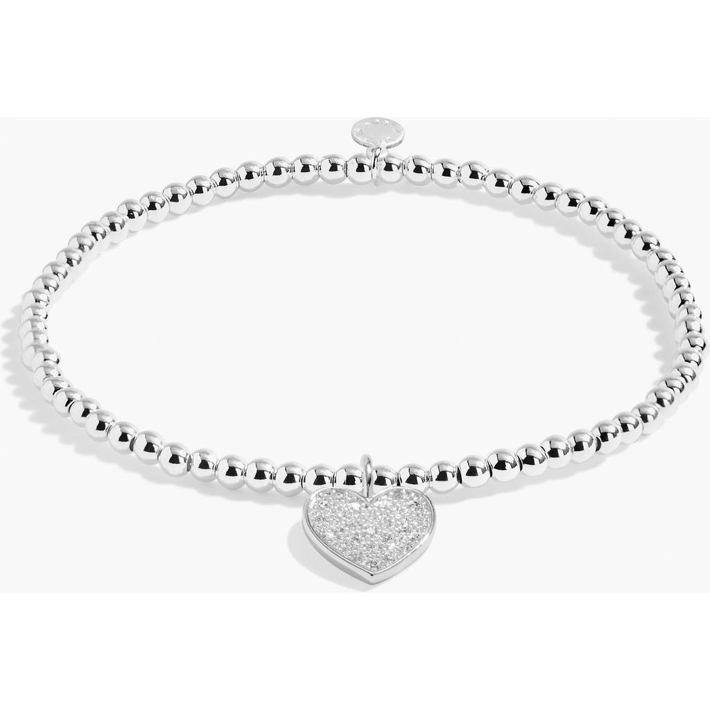 A Littles & Co. A Littles & Co Confetti A Little 'happy Birthday' Bracelet In Silver Plating In Silver