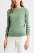 Caslon® Merino Wool Blend Crewneck Sweater