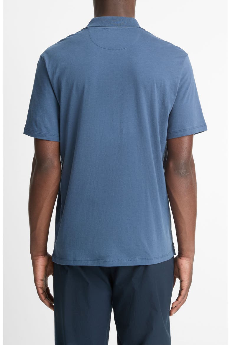 Solid Pima Cotton Polo, Alternate, color, AZUL