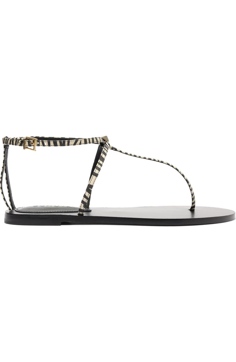 Schutz Ester Strappy Sandal, Alternate, color, Zebra