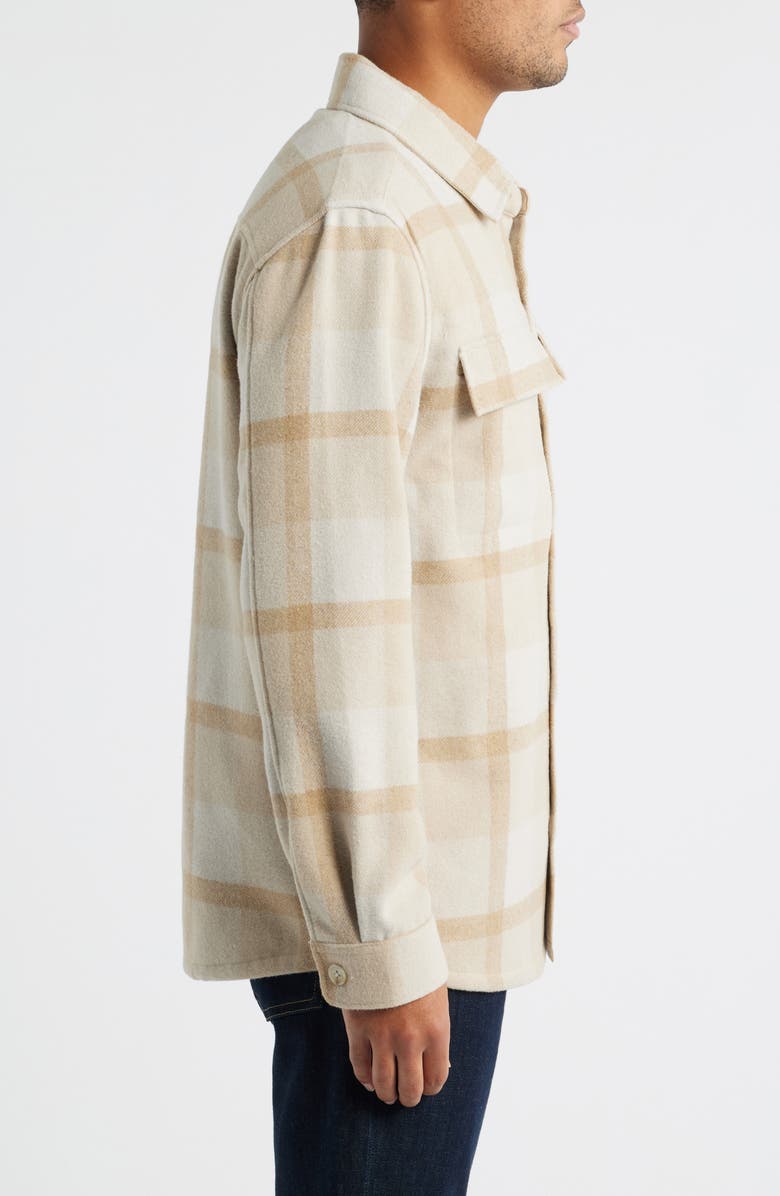 7 Diamonds Cliffside Overshirt, Alternate, color, Sand