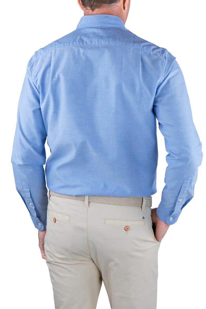 Classic Fit Cotton Oxford Button-Down Shirt, Alternate, color, DUTCH BLUE