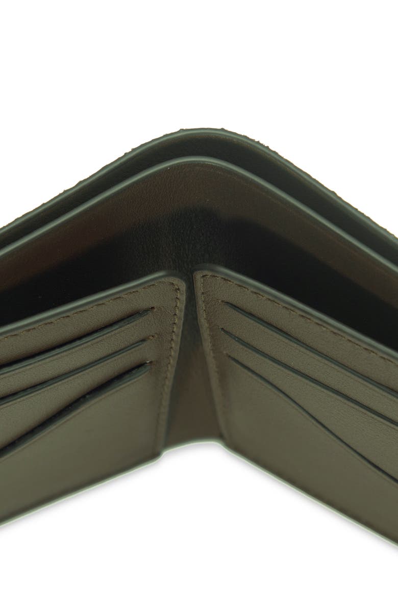 Vince Suede Bifold Wallet, Alternate, color, Driver Green