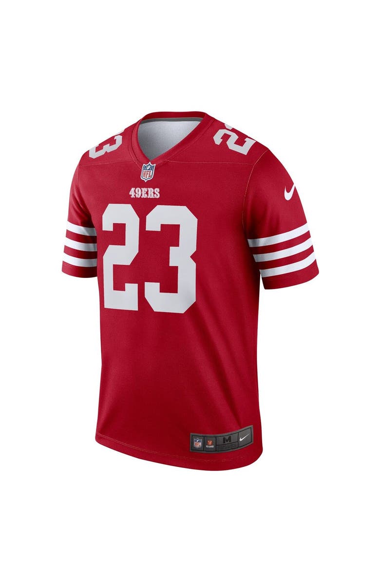 Nike Men's Nike Christian McCaffrey Scarlet San Francisco 49ers Legend Jersey, Alternate, color, Scarlet