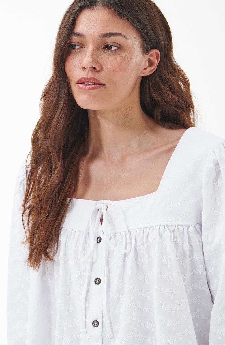 Barbour Delphinium Embroidered Top, Alternate, color, 