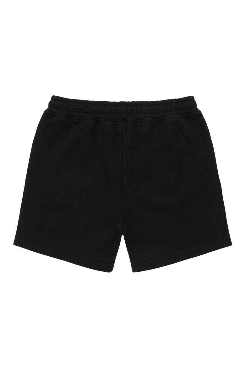 Clyde Pull-On Shorts, Alternate, color, BLACK MIXED LOGO