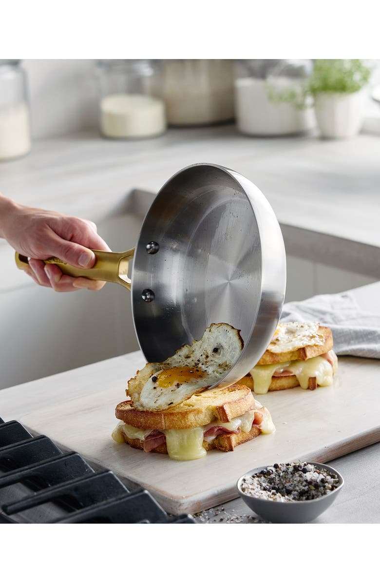 GreenPan Reserve Set of 2 Stainless Steel Frying Pans, Alternate, color, Stainless Steel