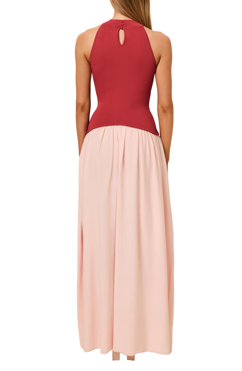 Solid & Striped The Isola Sleeveless Maxi Dress, Alternate, color, Rooftop Red