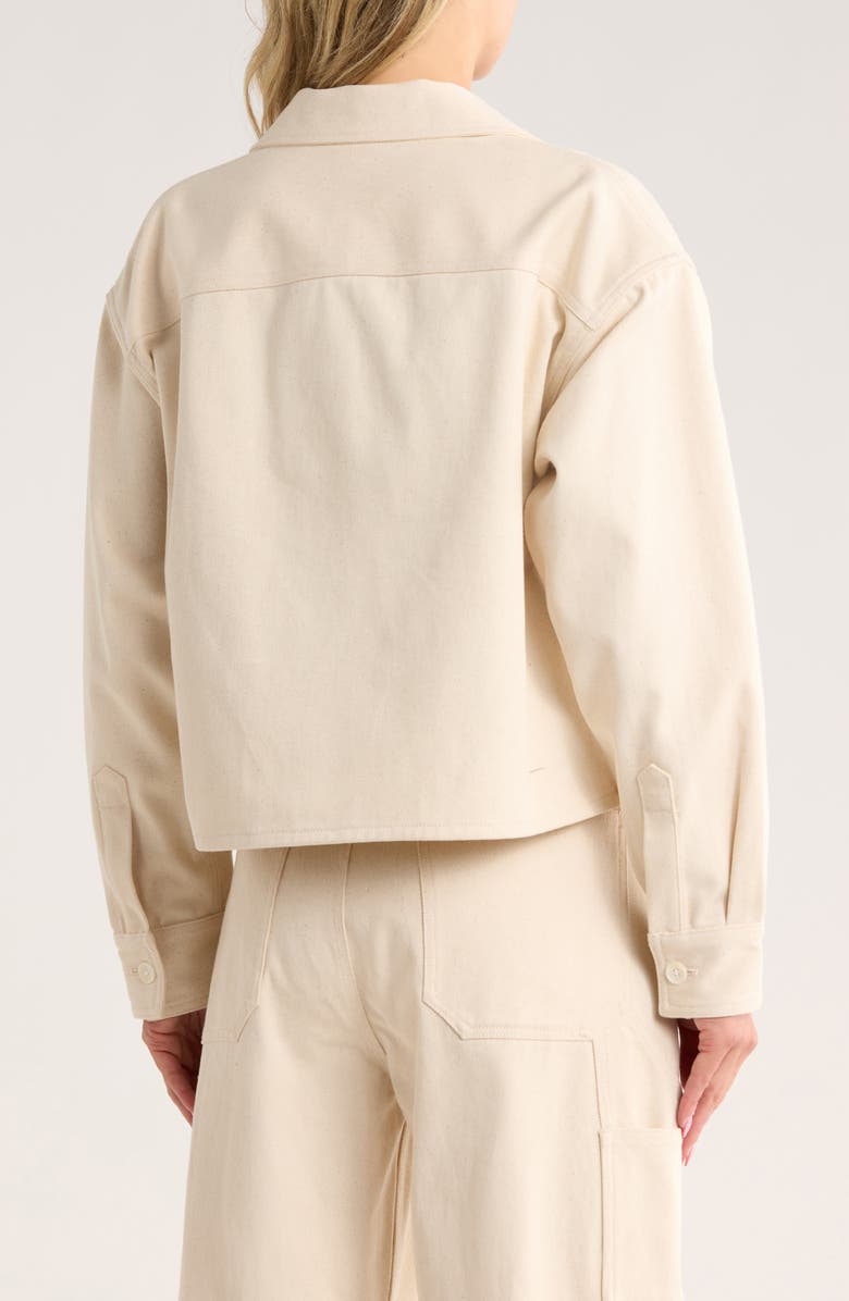 rag & bone Ramona Shirt Jacket, Alternate, color, Ecru