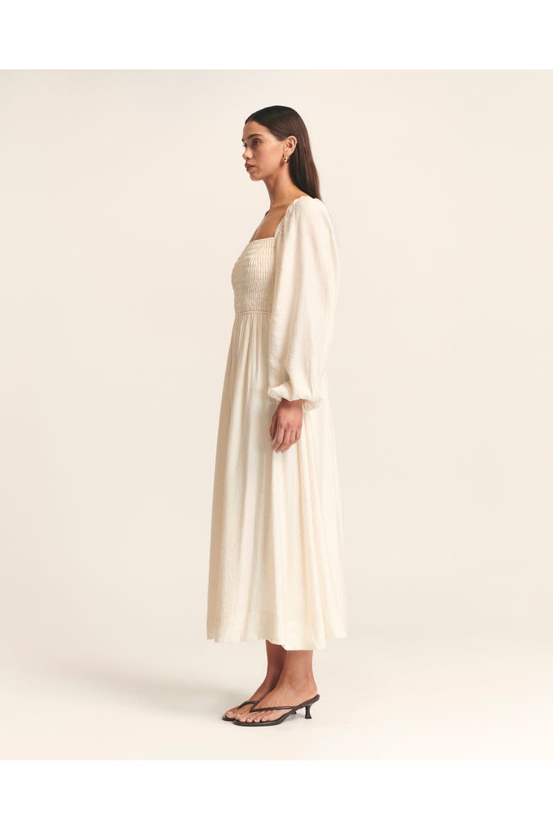True Midi Dress, Alternate, color, Cream