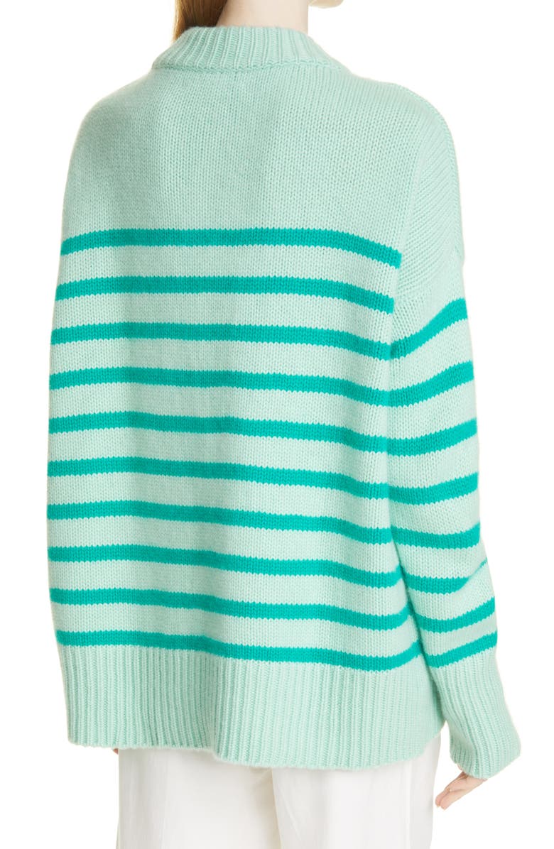 La Ligne Marin Stripe Wool & Cashmere Sweater, Alternate, color,