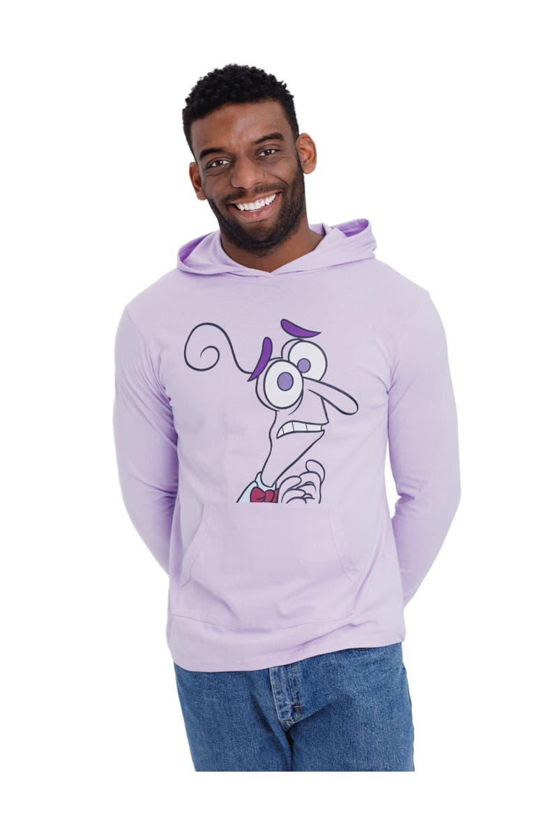 Inside Out Long Sleeve Hooded T-Shirt, Main, color, Fear Purple