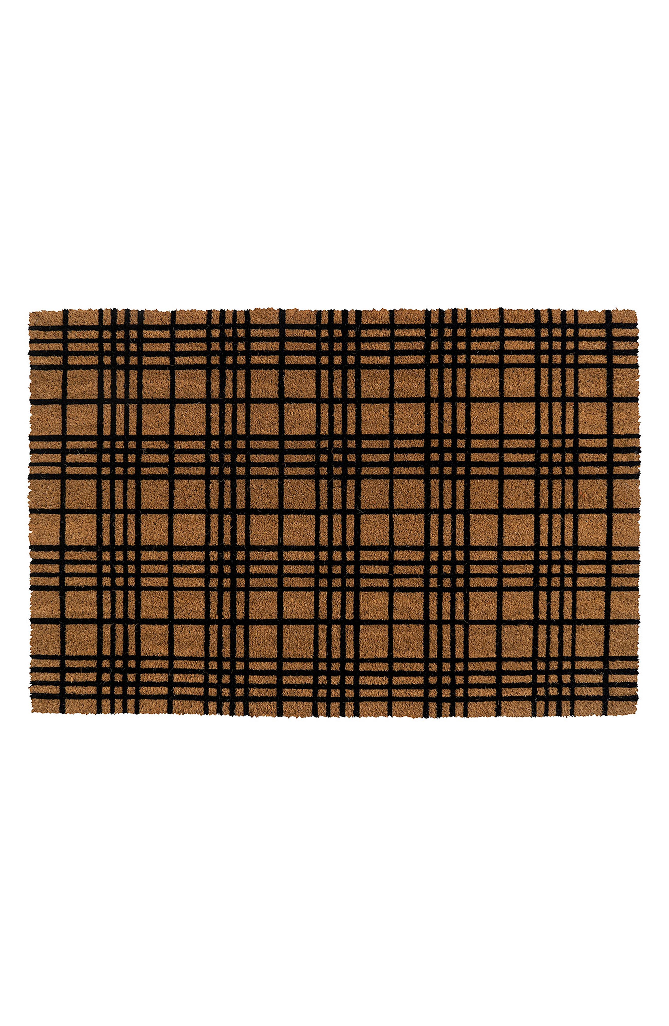 ENTRYWAYS Fine Plaid Doormat