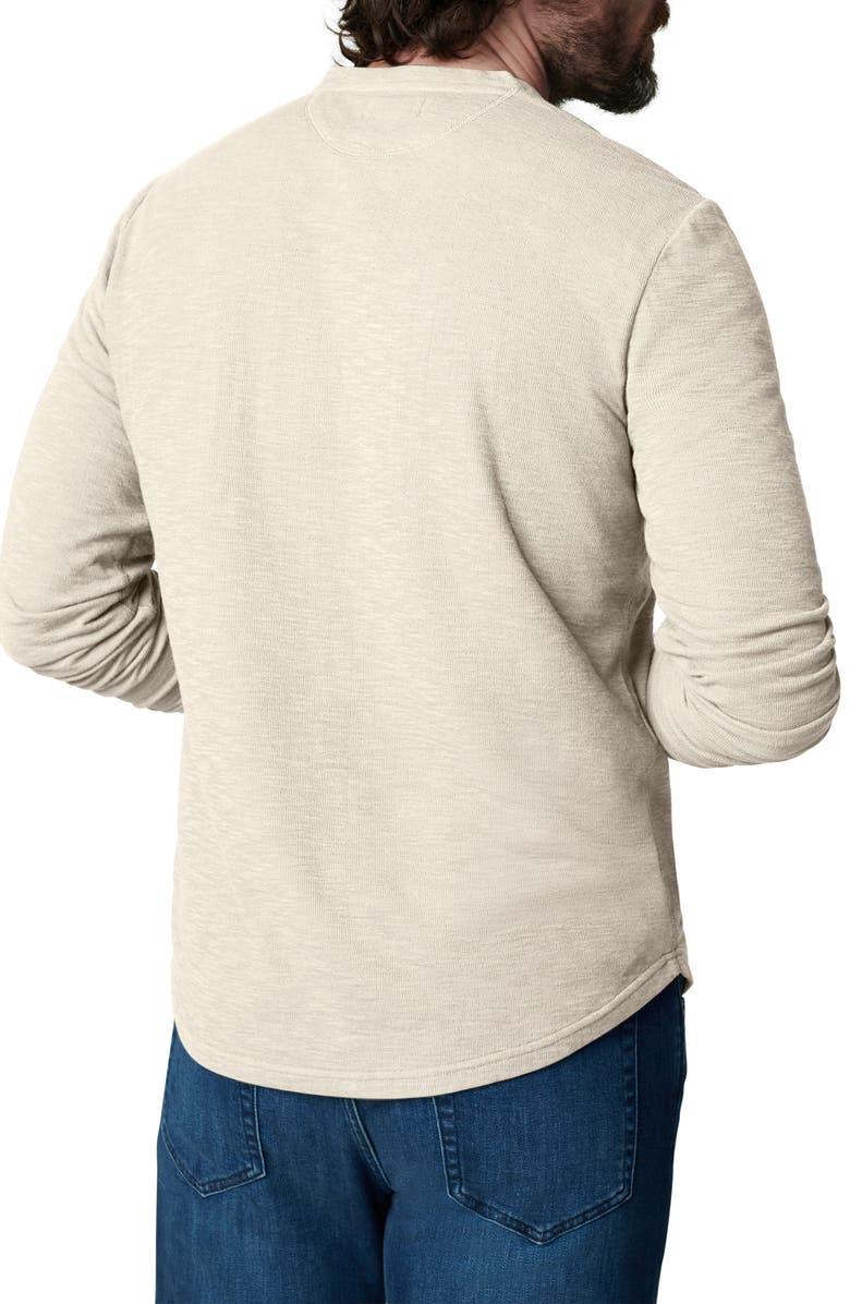 Joe's Double Face Thermal Henley Shirt, Alternate, color, Chalk