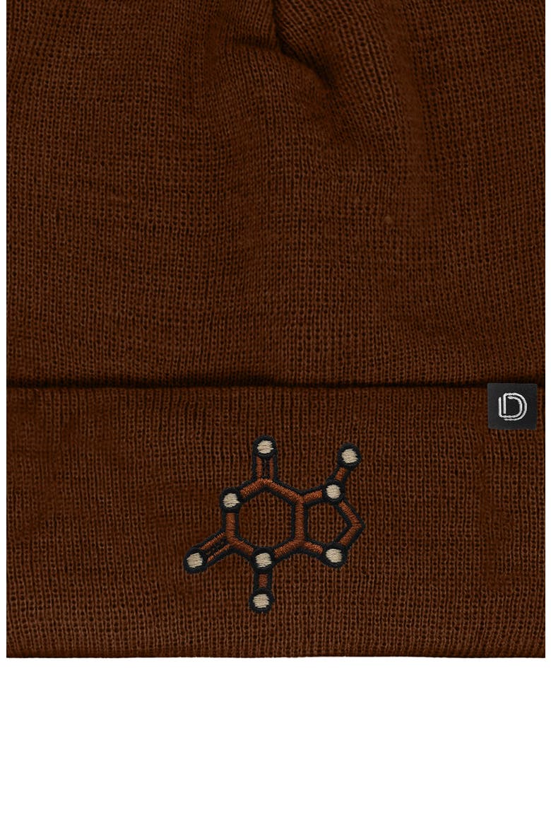 Molecule Beanie, Alternate, color, Brown