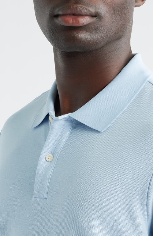 Nordstrom Pima Cotton Piqué Polo In Blue