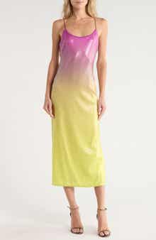 Alessa Ombre Sequin Slipdress