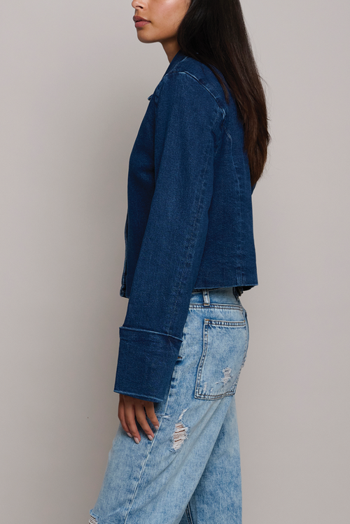 Tt Studios Jane Denim Jacket In Blue