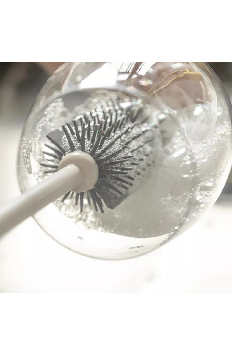 OU Multipurpose Ergonomic Flexible Bottle Brush, Alternate, color, White