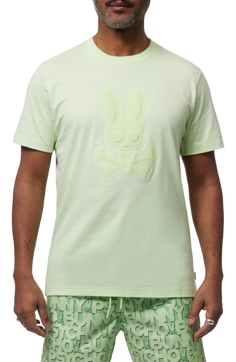 Psycho Bunny Damon Embossed Graphic T-Shirt, Main, color,