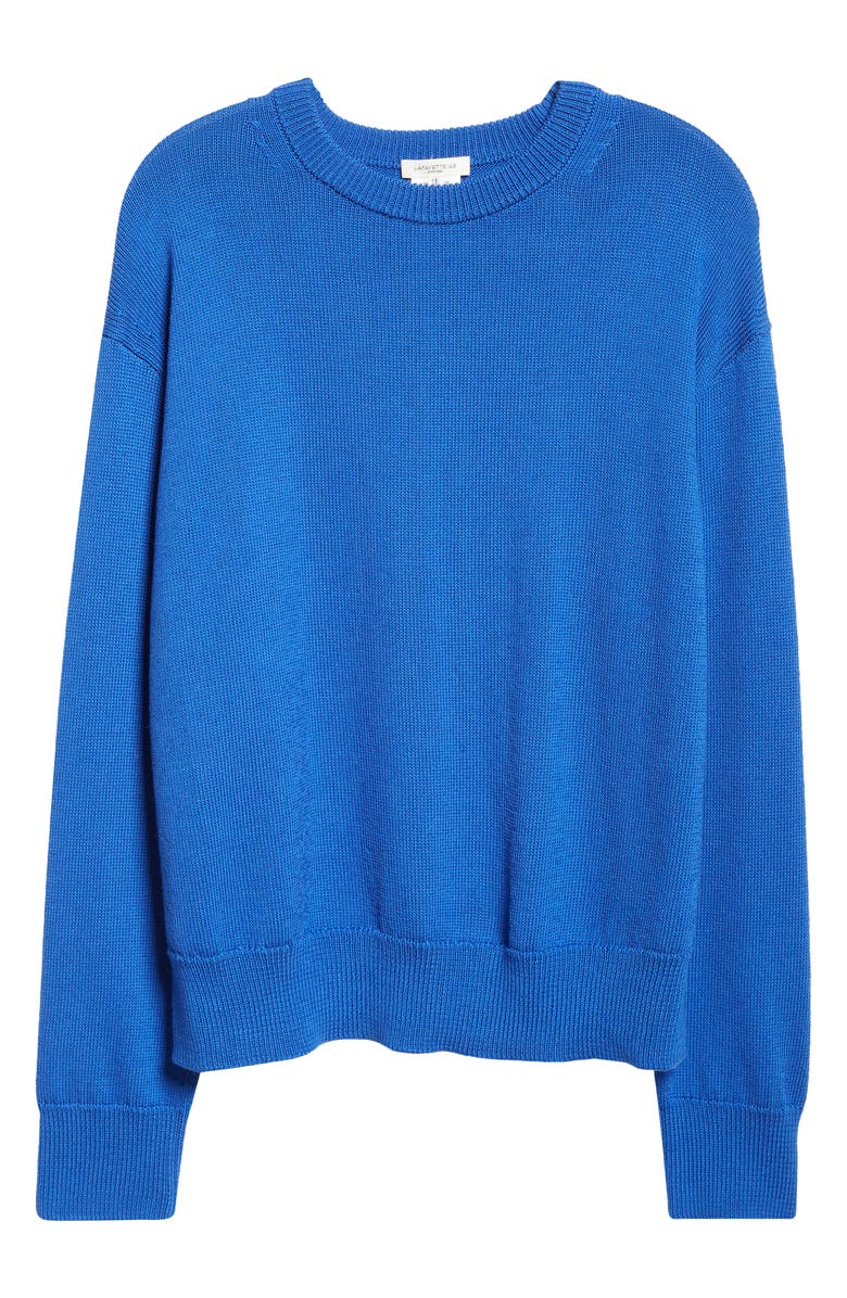 Lafayette 148 New York Cotton & Silk Crewneck Sweater, Alternate, color, 