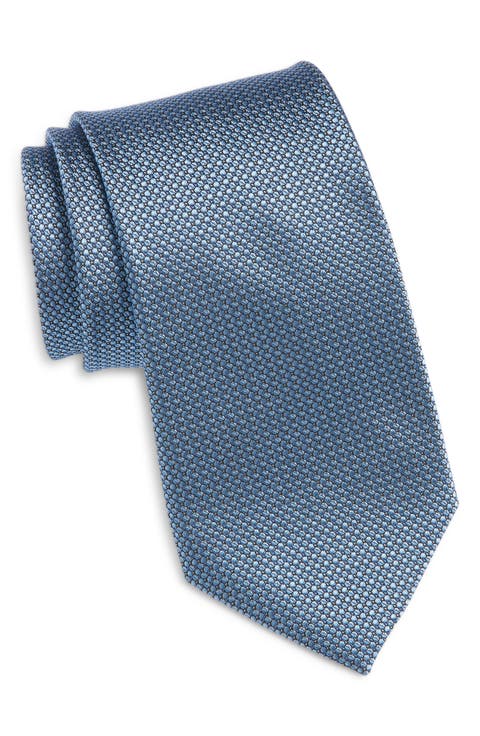 Geometric Silk Tie