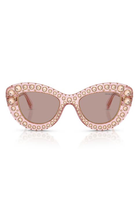 49mm Cat Eye Sunglasses