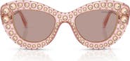 Swarovski 49mm Cat Eye Sunglasses