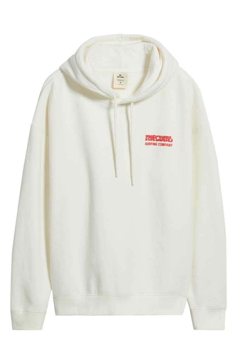 Rip Curl Surf Puff Print Graphic Hoodie, Alternate, color, Cayenne