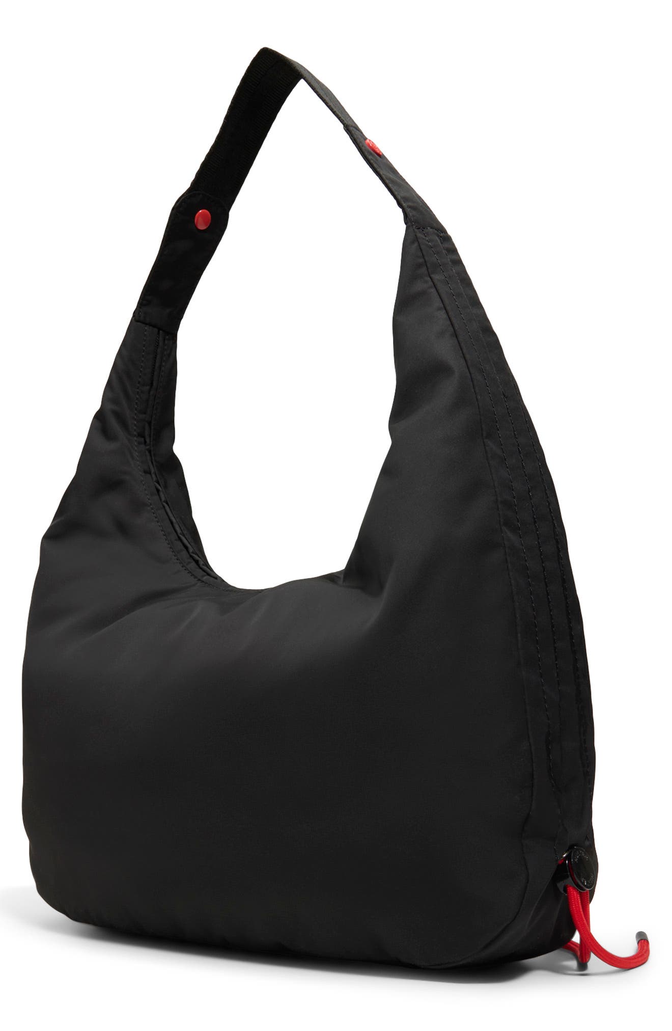 Hunter Jet Set Shoulder Bag, Alternate, color, Black/Black