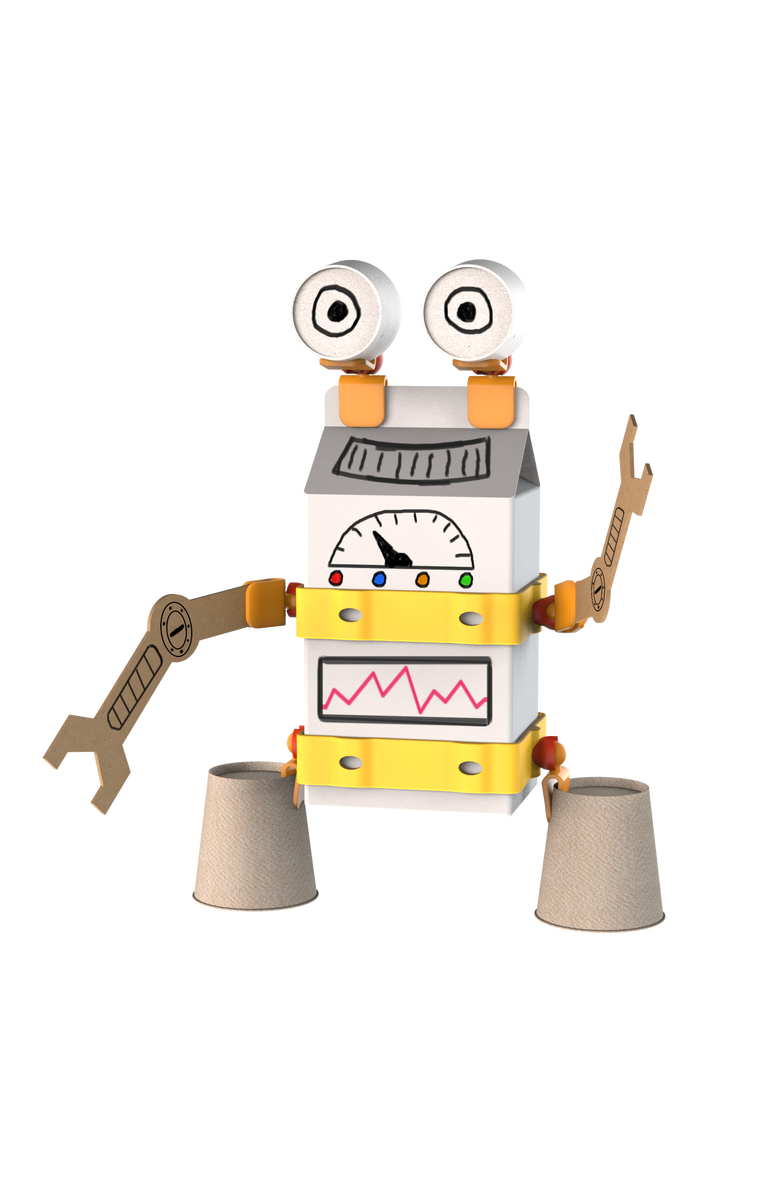 Oddy Arts and Crafts Robot Building Kit, Alternate, color, NO COLOR