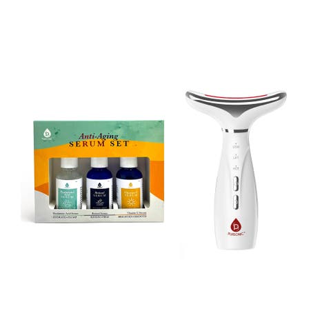 7-in-1 Facial Therapy Device & Anti-Aging Serum Bundle