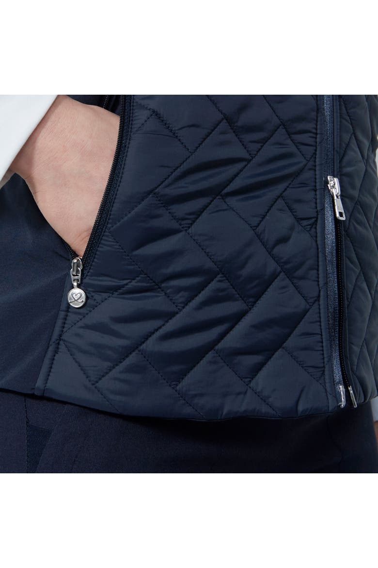 Bonnie Padded Womens Golf Vest, Alternate, color, Navy