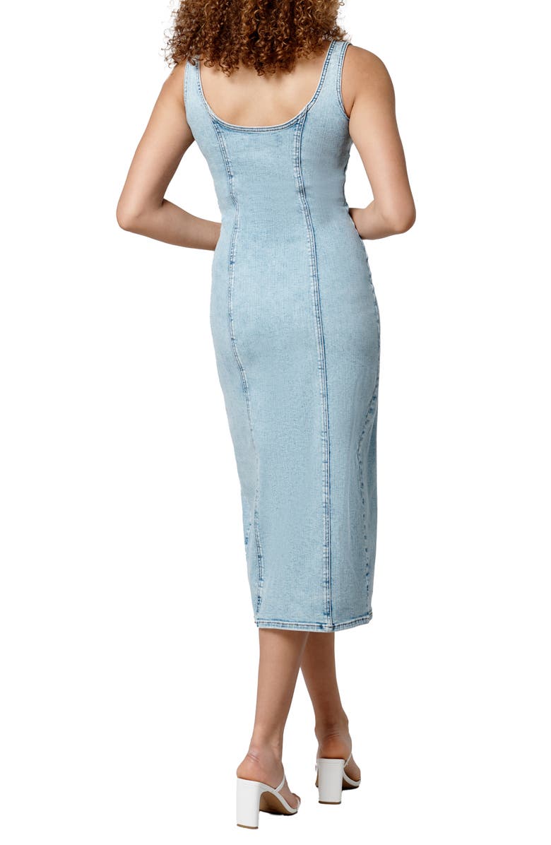 BLANKNYC Denim Midi Dress, Alternate, color,