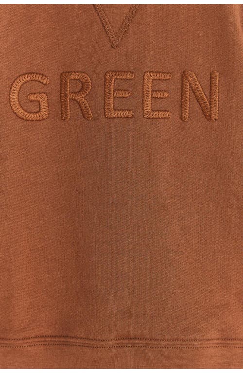 Babycottons Sweatshirt Lenny Leaves For Toddler In Brown