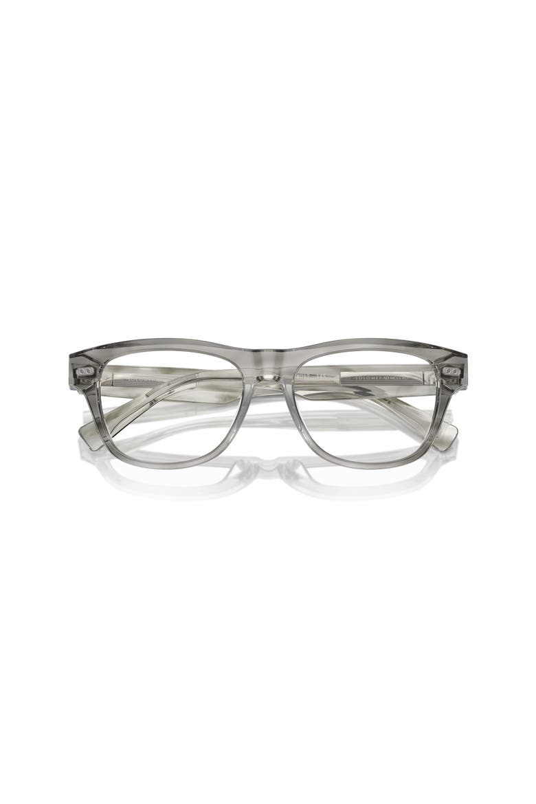 54mm Rectangle optical glasses, Alternate, color, Grey
