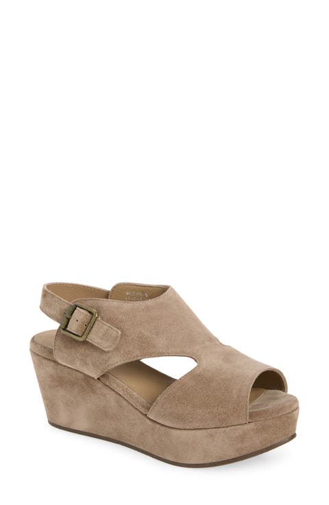 Werner Leather Wedge Sandal