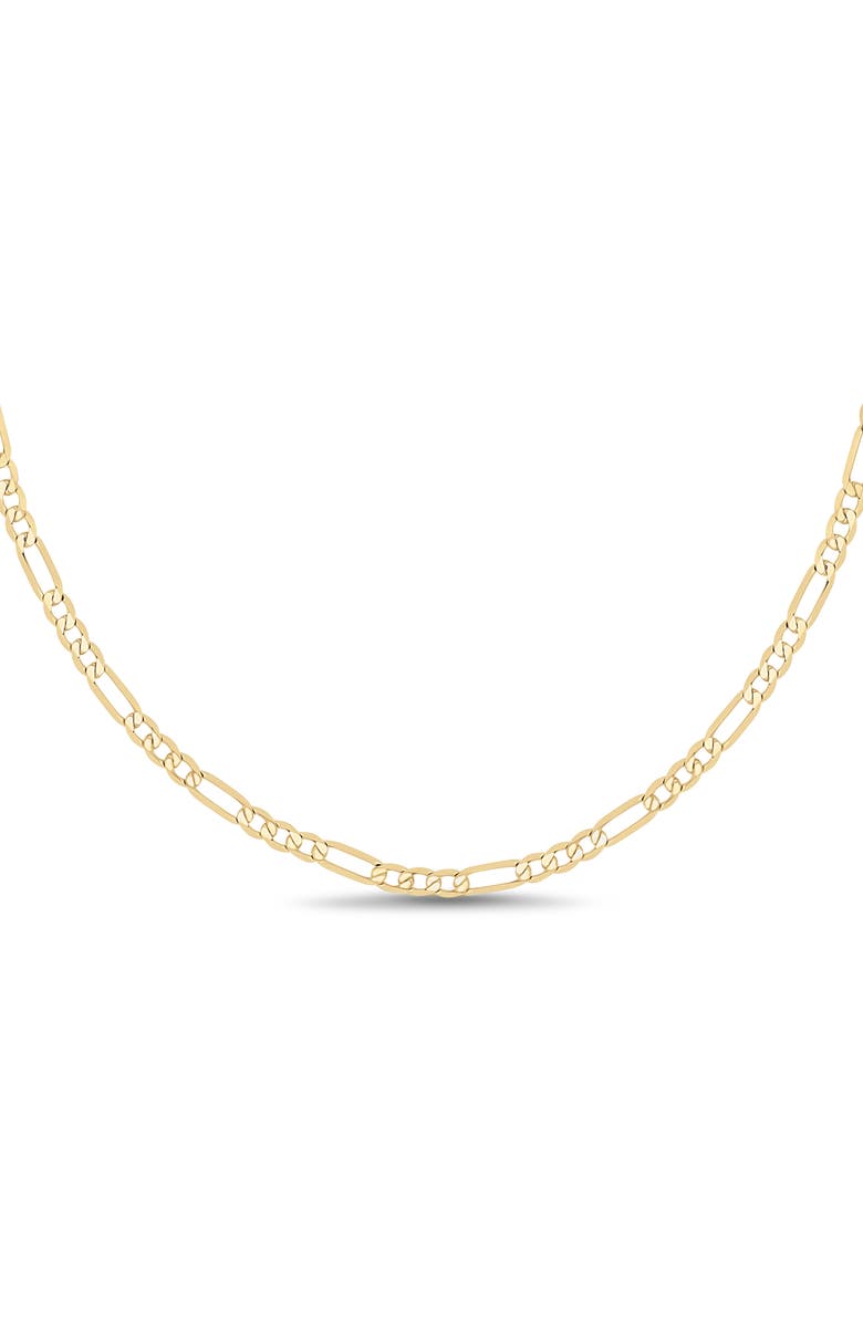 Bony Levy 14K Gold Figaro Chain Necklace, Alternate, color, 14Ky
