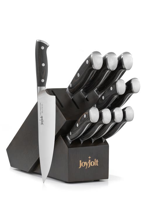 Joyjolt 11-piece Assorted Kitchen Knife Set In Multi