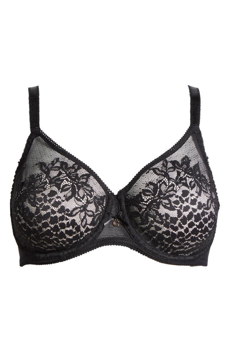 Chantelle Lingerie Maris Full Coverage Underwire Bra, Alternate, color, Black