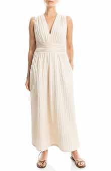 MAX STUDIO Textured Knit Sleeveless Maxi Dress
