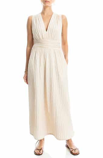 MAX STUDIO Textured Knit Sleeveless Maxi Dress
