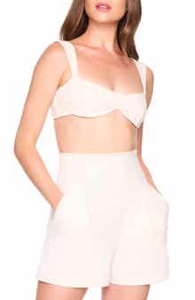 Susana Monaco Underwire Micro Crop Top
