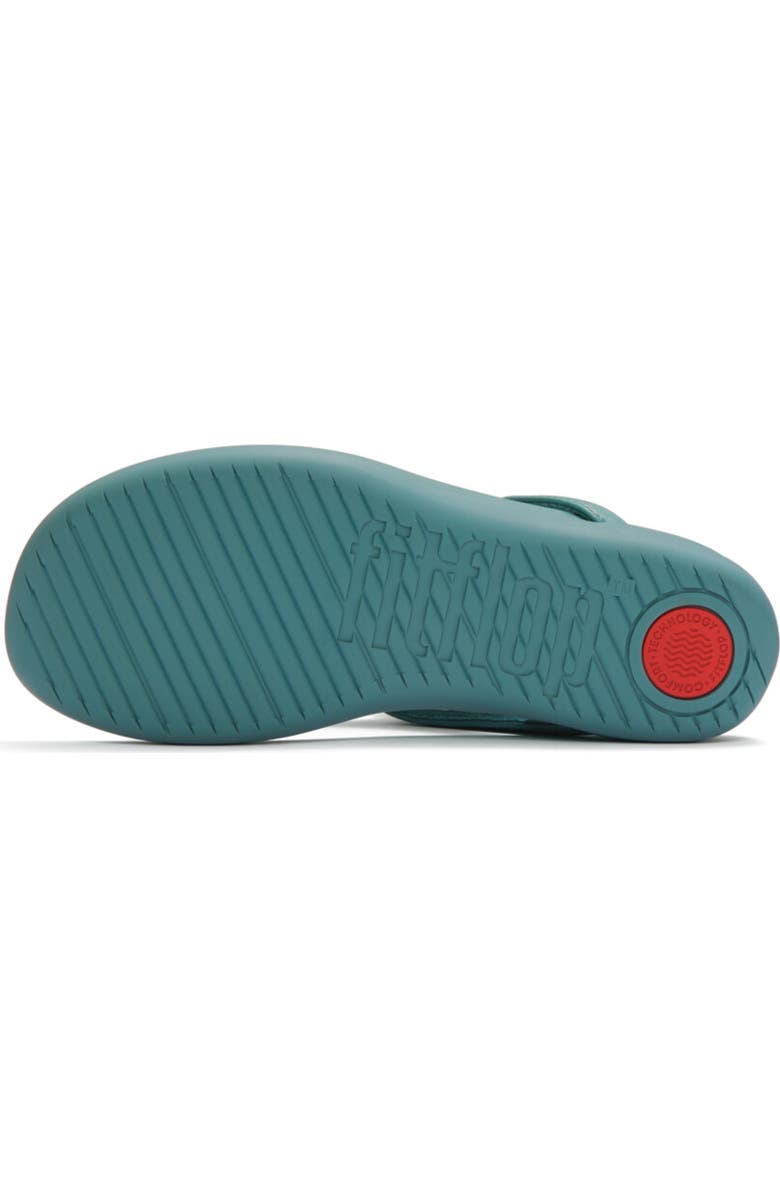 FitFlop Solay Glossy-Disc TP Sandal, Alternate, color, Teal
