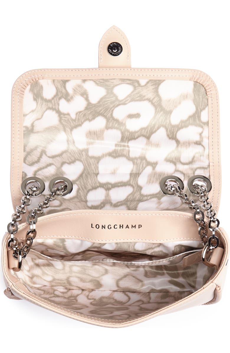 Longchamp Amazone Leather Crossbody Bag, Alternate, color, Powder Pink