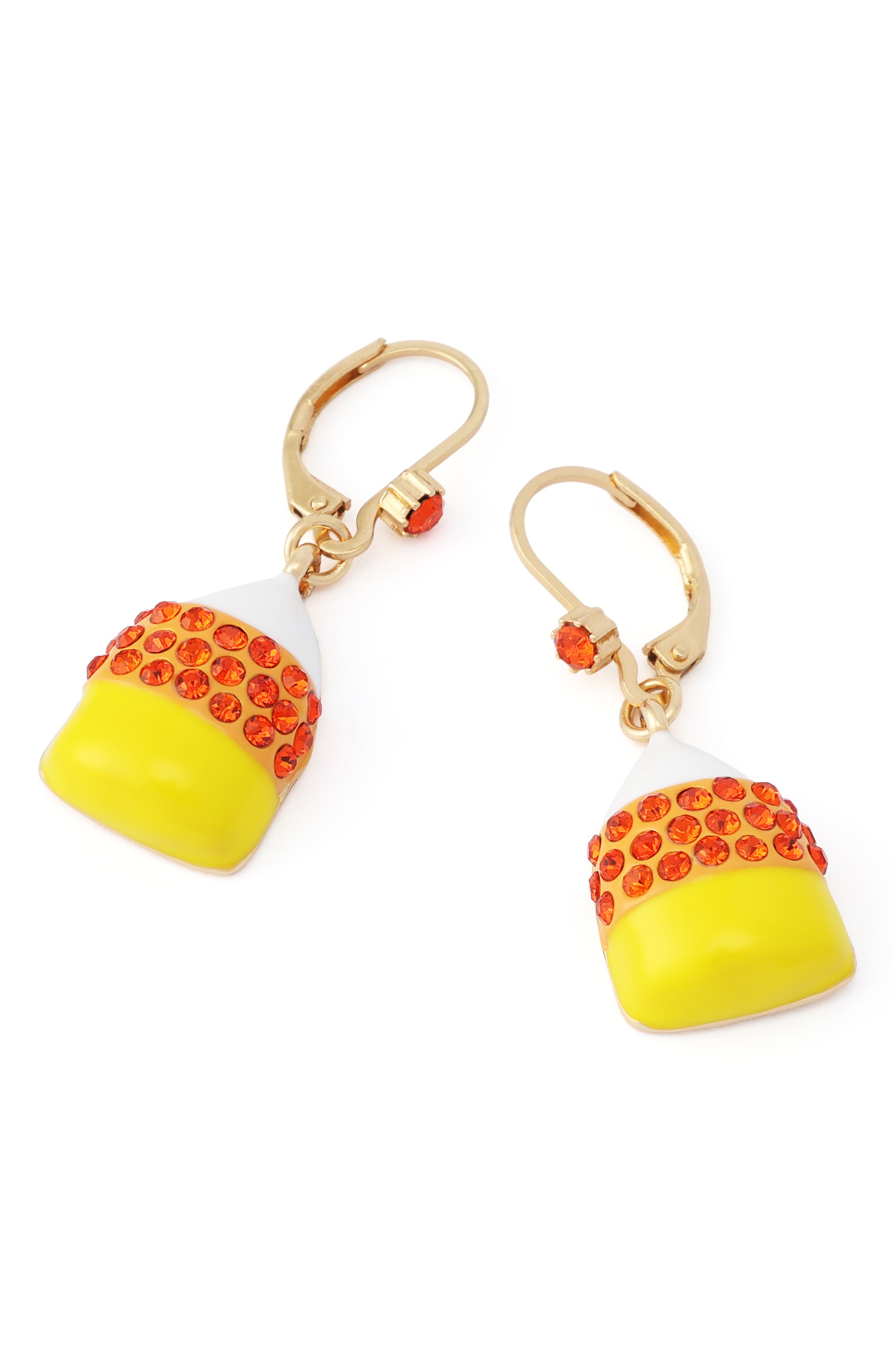 Betsey Johnson Candy Corn Leverback Drop Earrings (Women) | Nordstrom