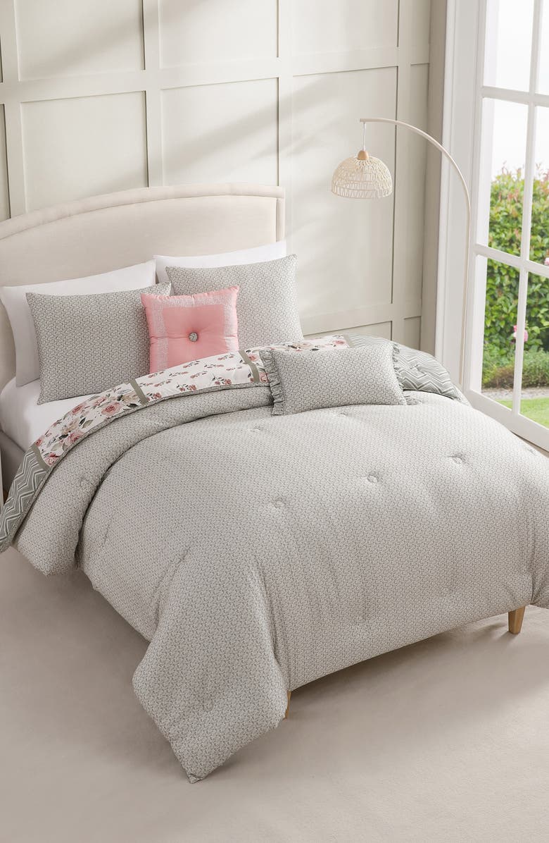 Bebejan Sage Serenity 5-Piece Comforter Set, Alternate, color, 